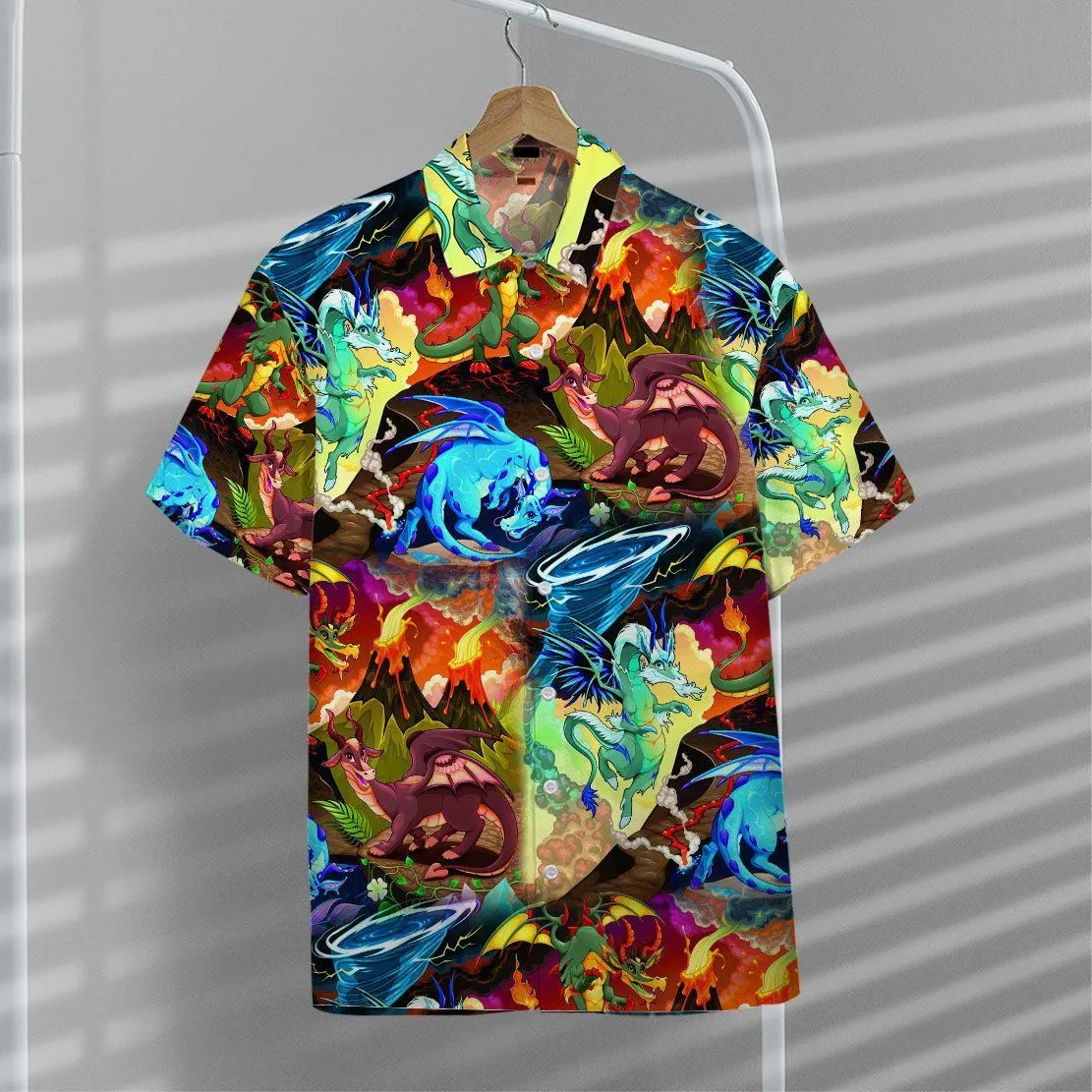 Gearhuman 3D Dragon Hawaii Shirt