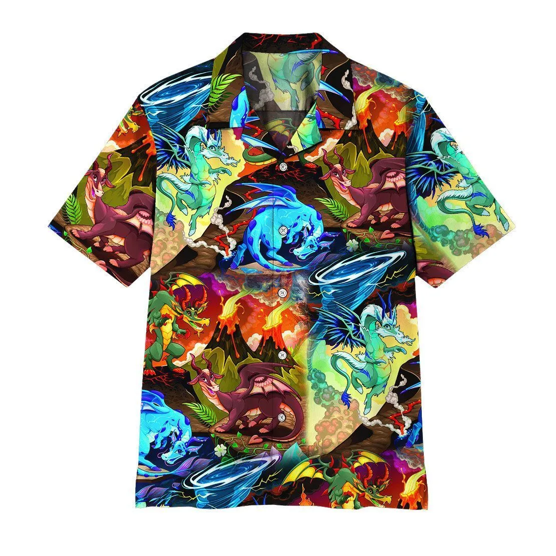 Gearhuman 3D Dragon Hawaii Shirt