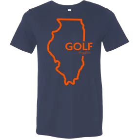 Golf Illinois Unisex T-Shirt