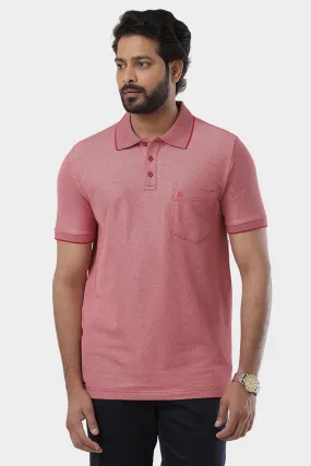 Golf Polo  -  Cherry Red T-Shirts For Men | Ariser