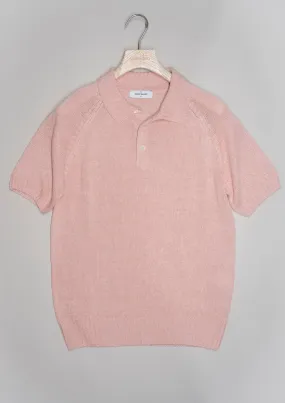 Gran Sasso Linen & Cotton Heavy Polo / Light Rosa