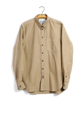 HAAKON | Hidden Button Down Shirt | Gobi