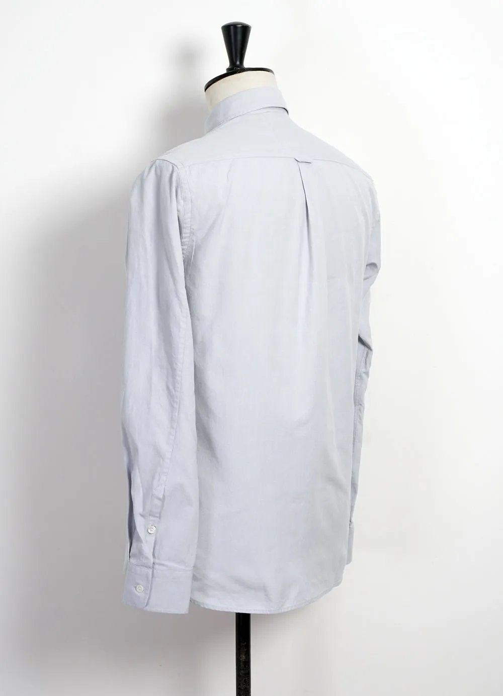 HAAKON | Hidden Button Down Shirt | Silver