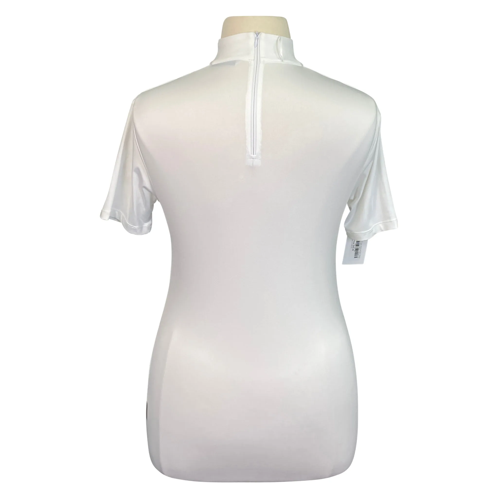 Horseware 'Lisa' Technical Short Sleeve Competition Shirt in White - Women's XL