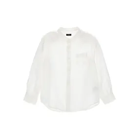 IL GUFO Mandarin Collar Shirt