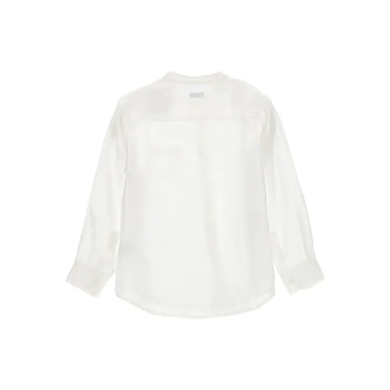 IL GUFO Mandarin Collar Shirt