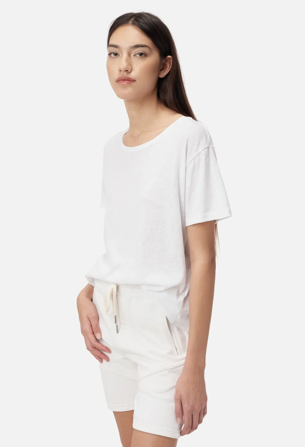 Jersey Relaxed Tee / Chalk