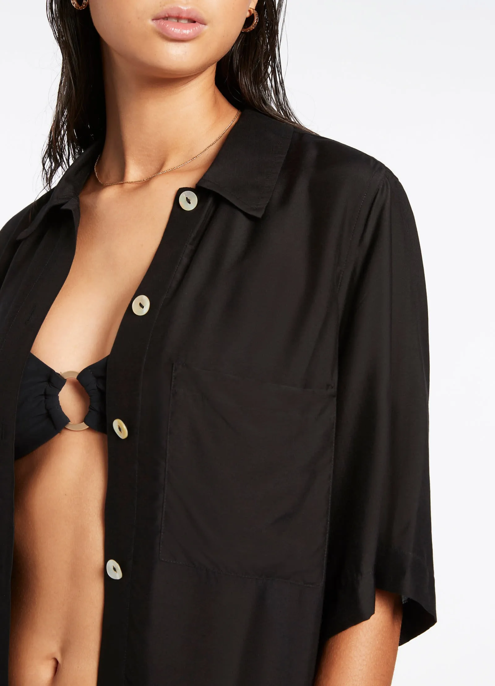 Jetset Short Sleeve Shirt - Black