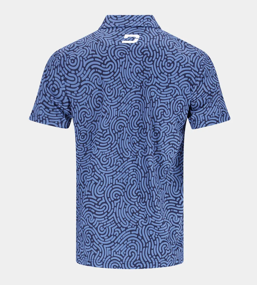 JUMBLE POLO - BLUE