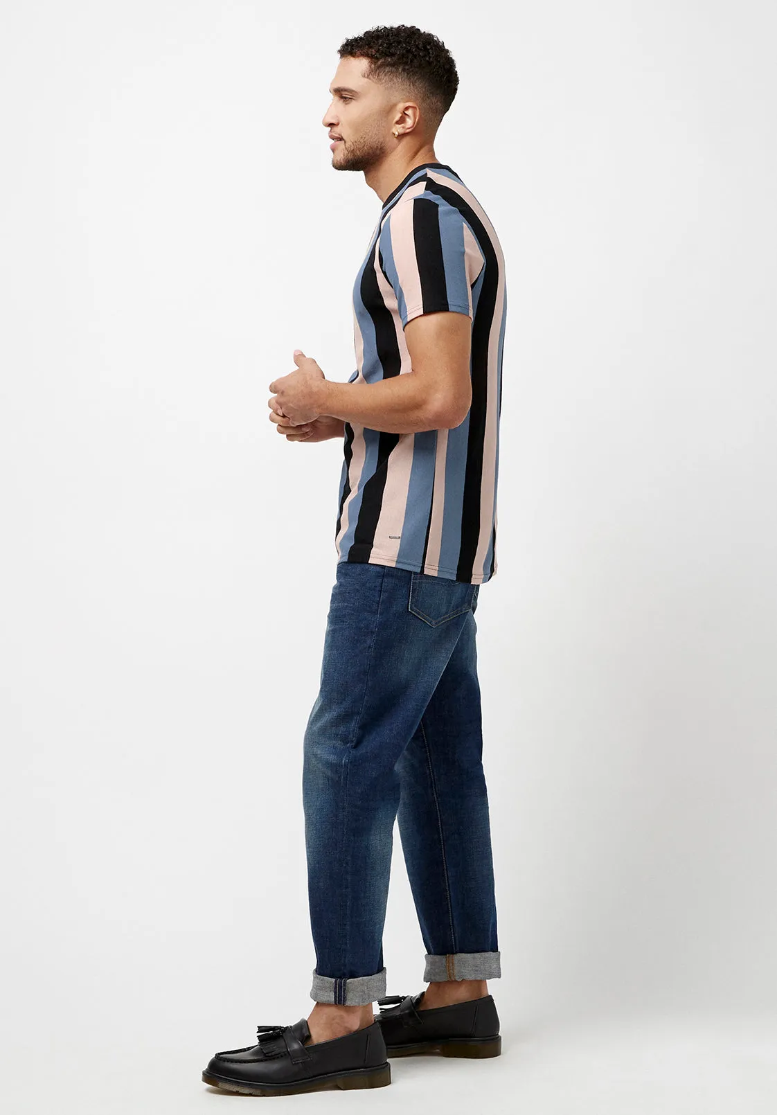 Kamand Ref Stripe Pique T-Shirt - BM23921