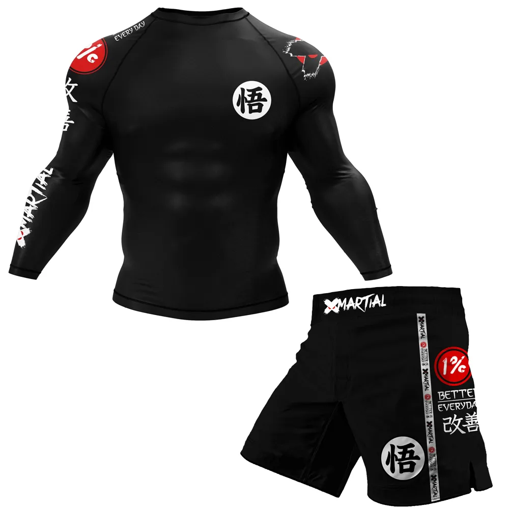 Kanji Black Rash Guard