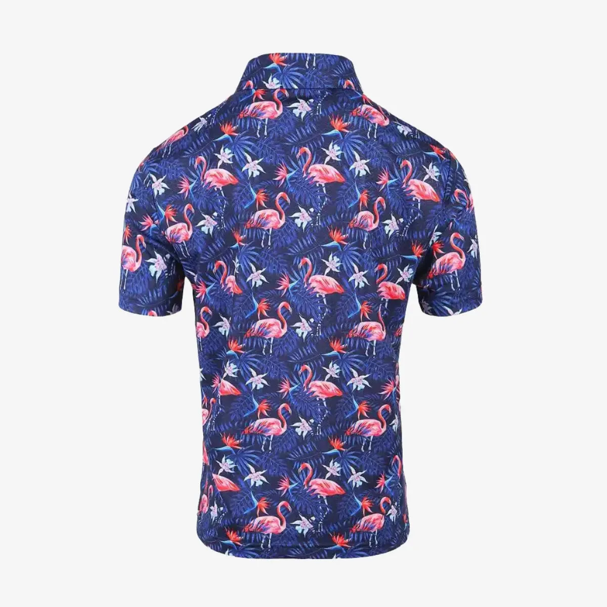 KIDS Flowers & Flamingo's Cool Tech Performance Golf Polo