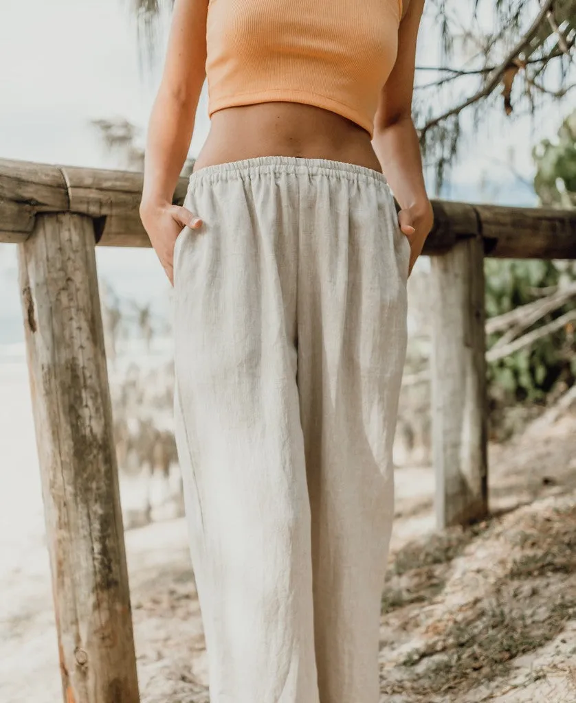 Kinsley Pant Linen | Natural