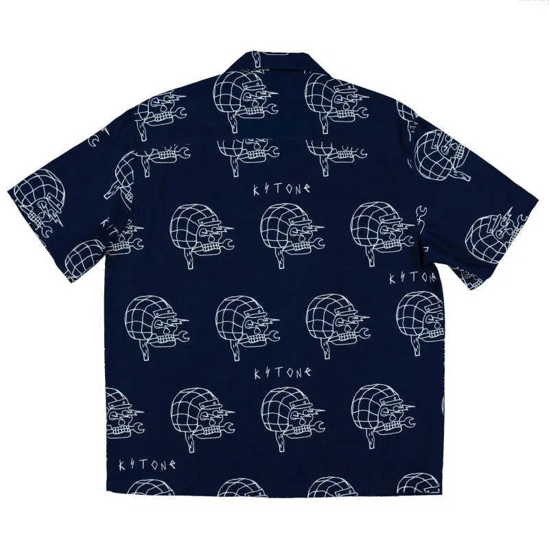 KYTONE Motorsport Outline Hawaii Skull S/S Shirt