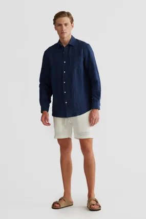 Linen Shirt Navy