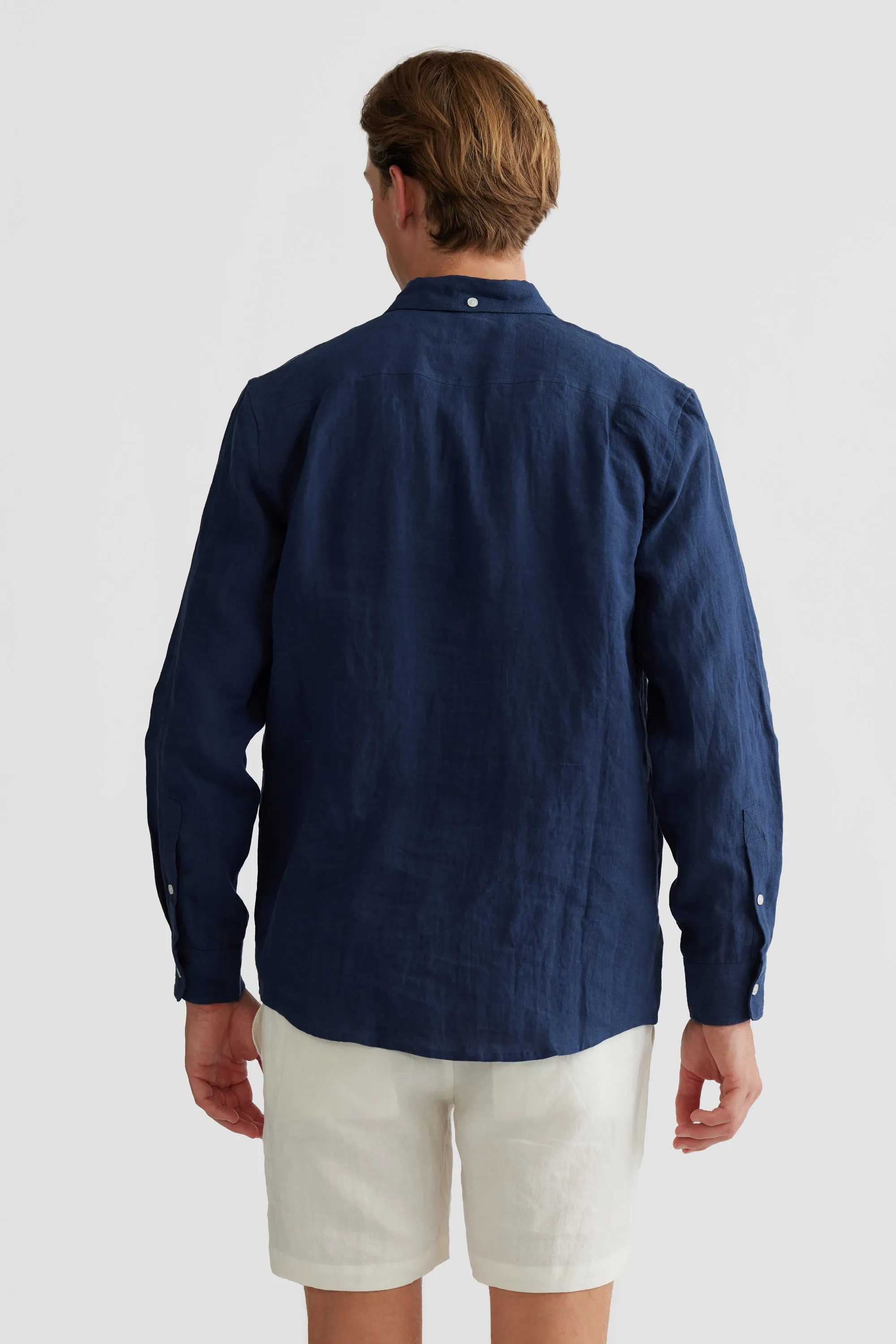 Linen Shirt Navy