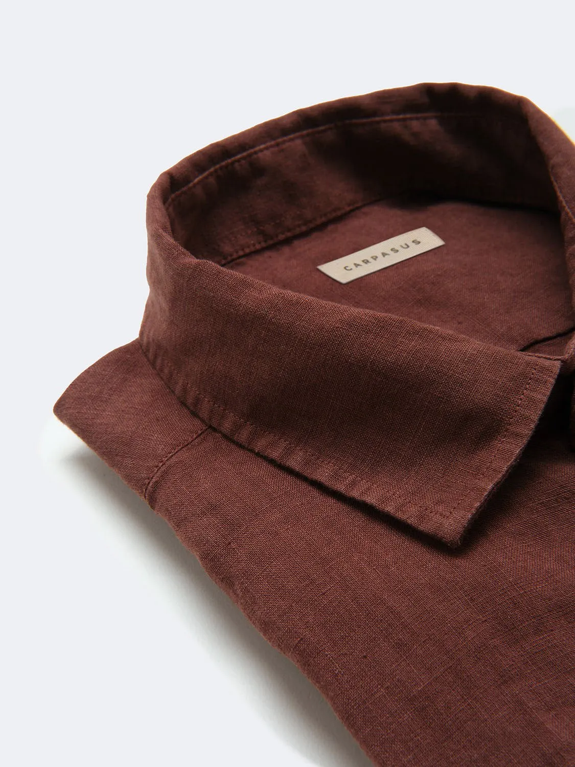 Linen Shirt Nuve Brown