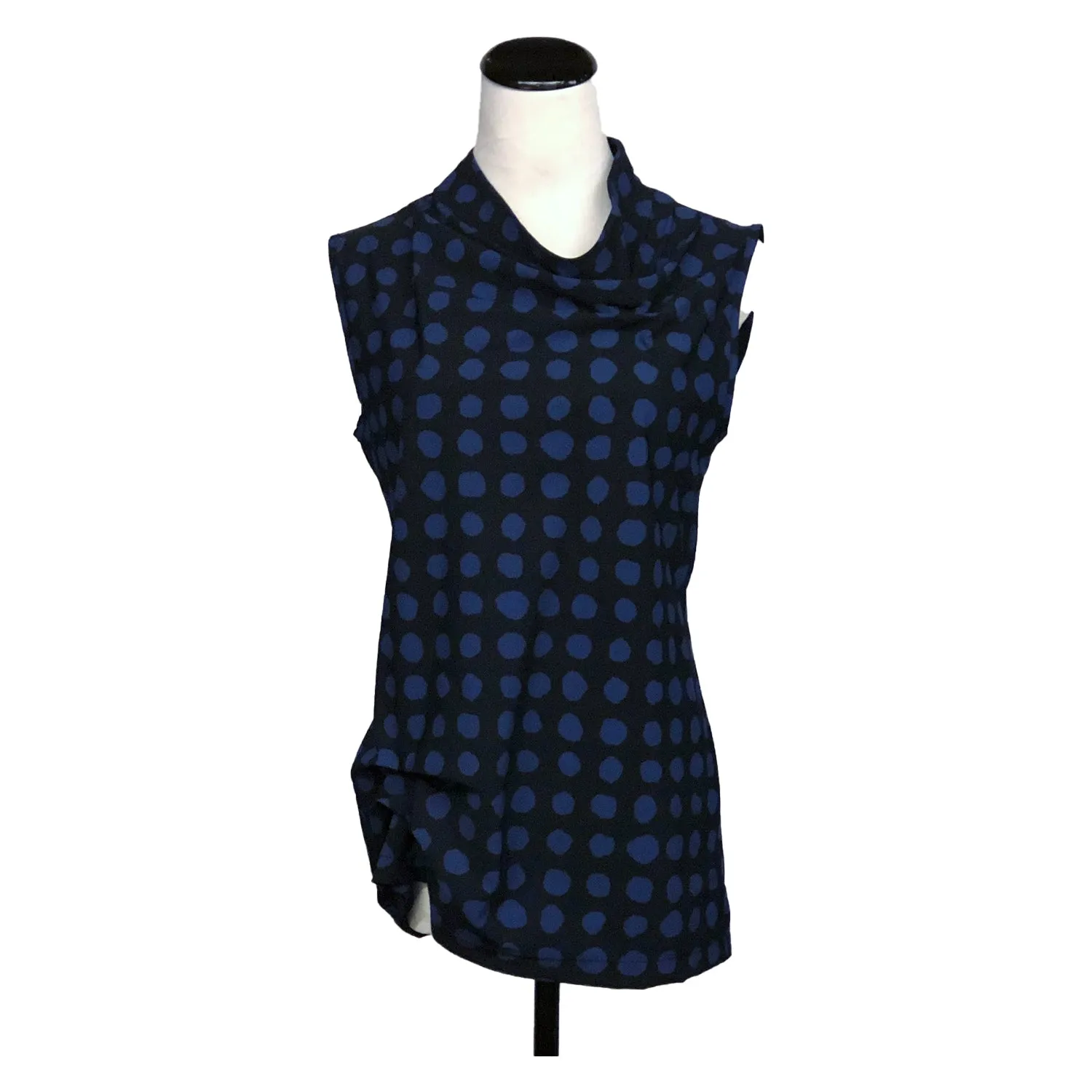 Liza Top in Azul Luca Dot by Porto