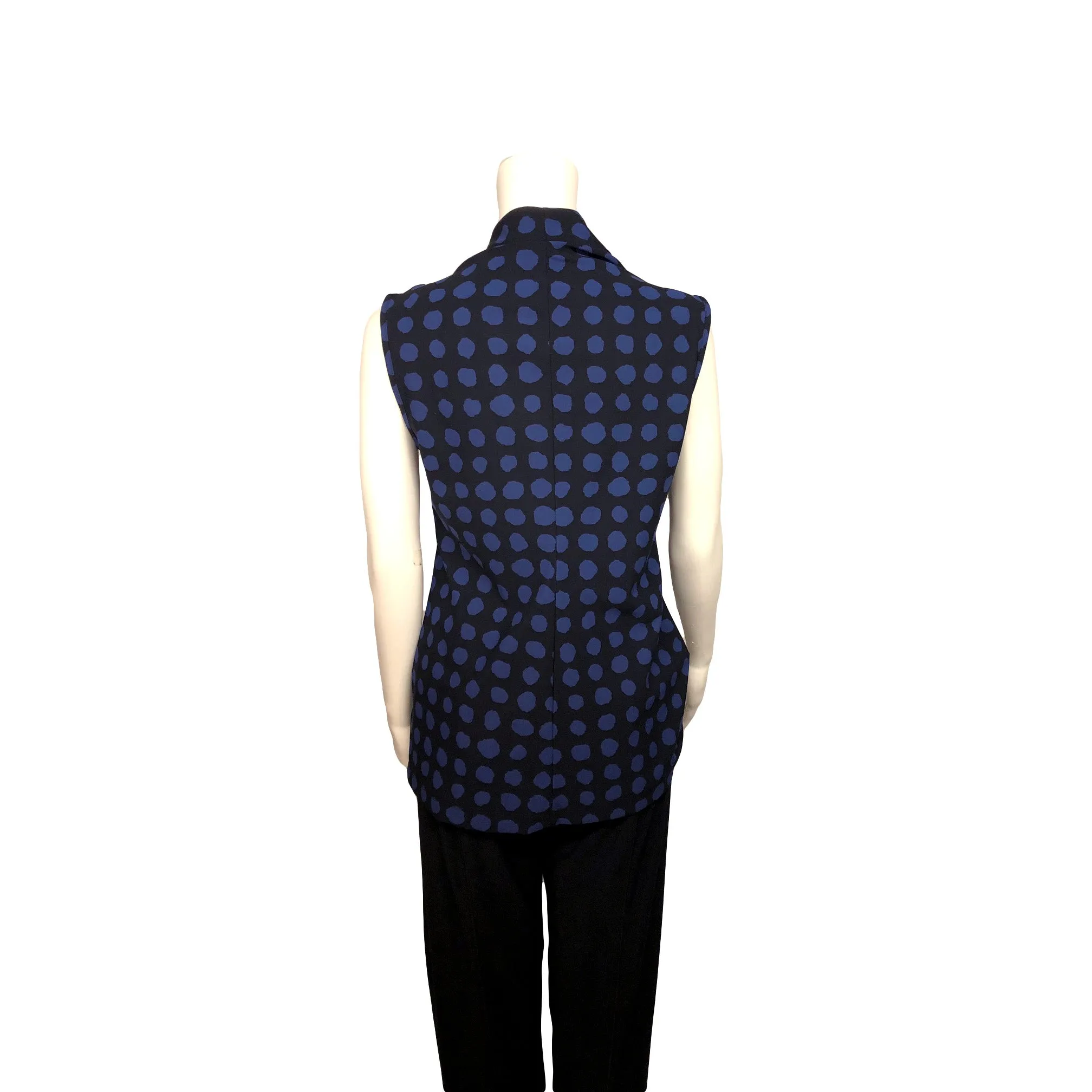 Liza Top in Azul Luca Dot by Porto