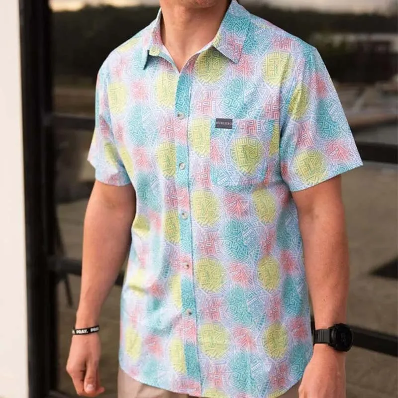 Mayan Performance Button Down Shirt