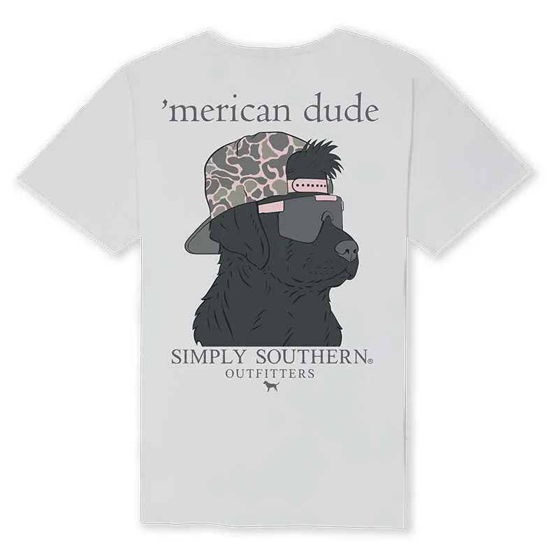 Men's Camo Merican Dude Short Sleeve T-Shirt