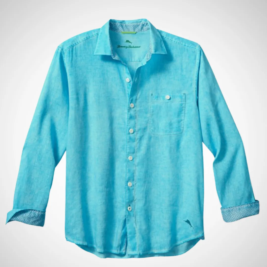 Mens Tommy Bahama Fade Linen Shirt