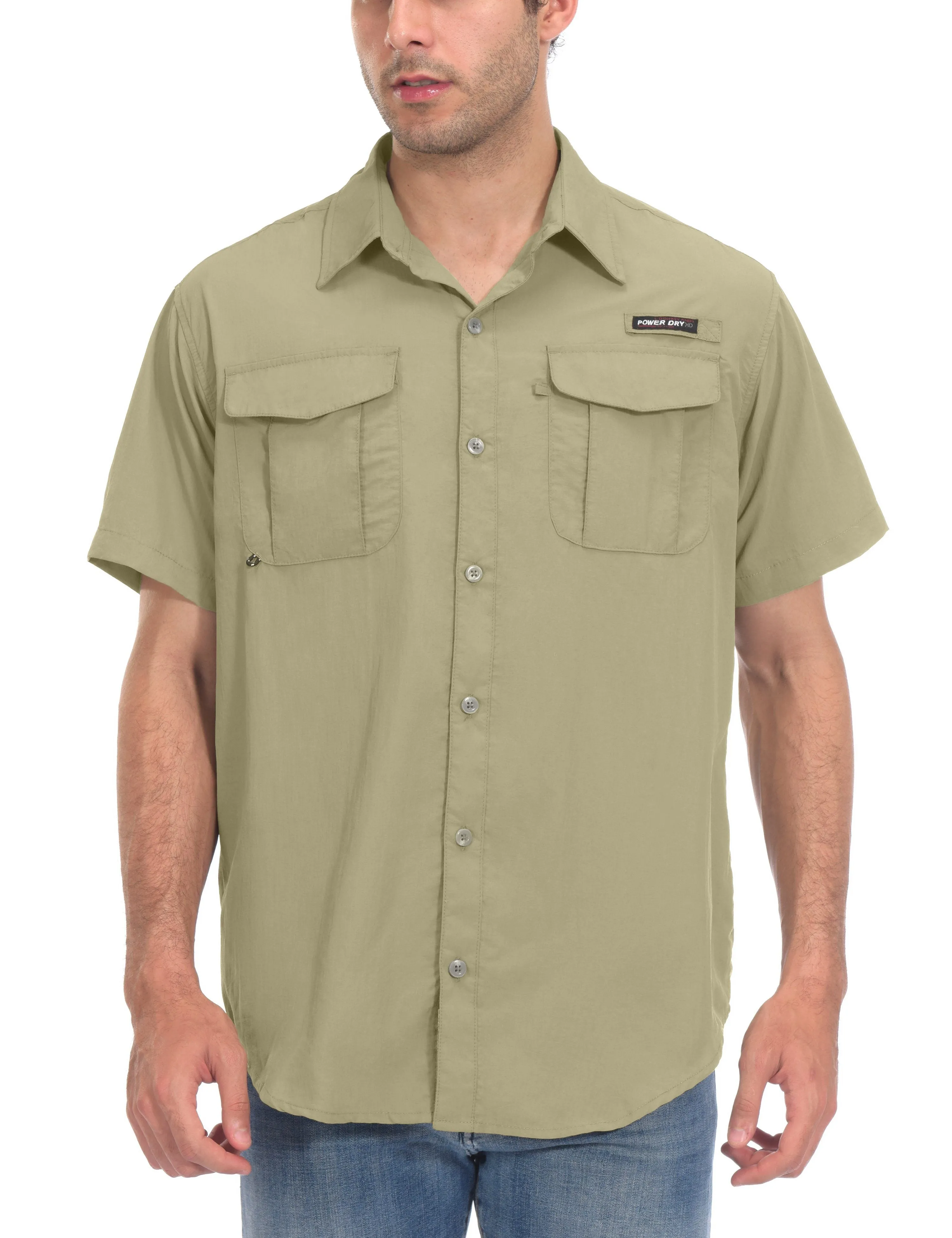 Men's UPF 50  Short Sleeve Fishing Shirt