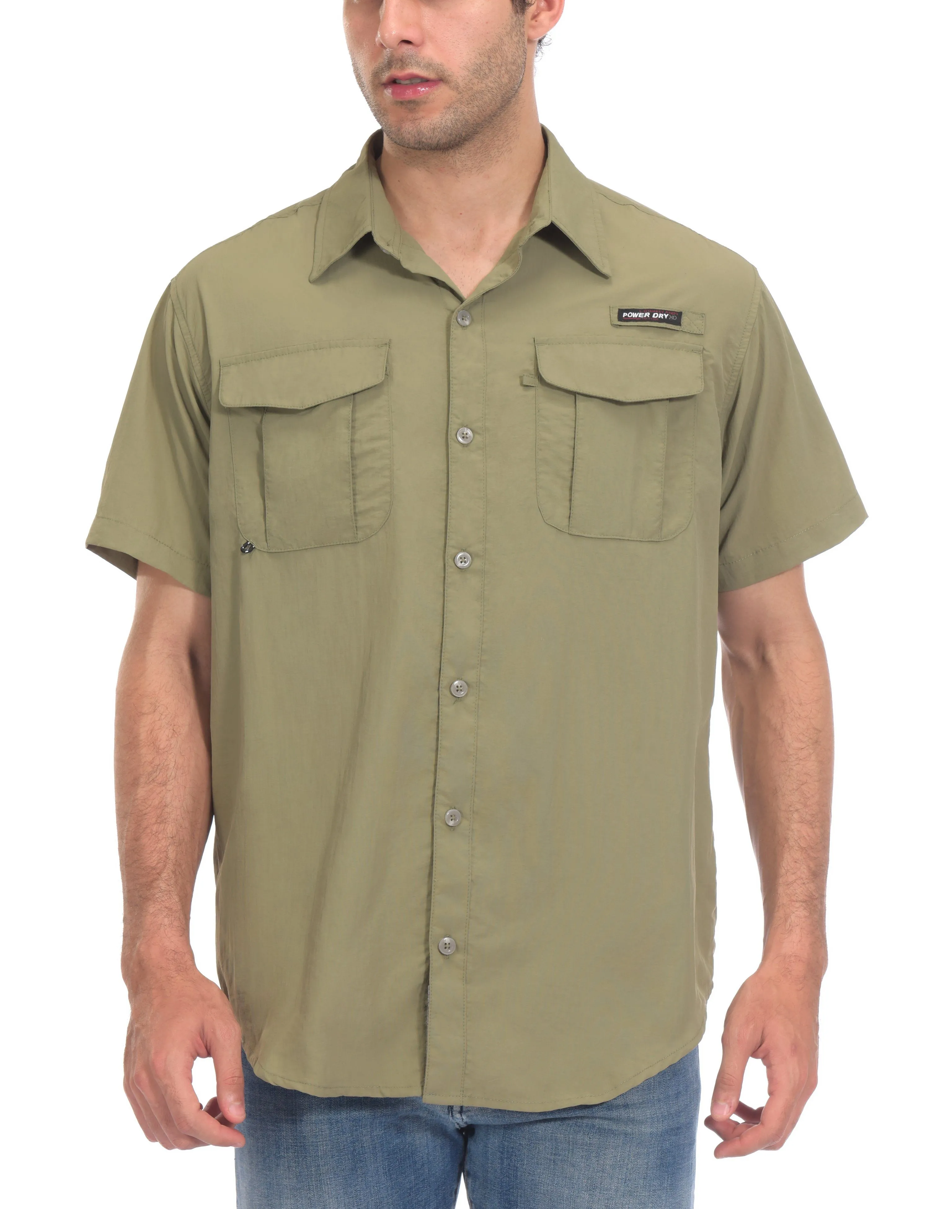 Men's UPF 50  Short Sleeve Fishing Shirt