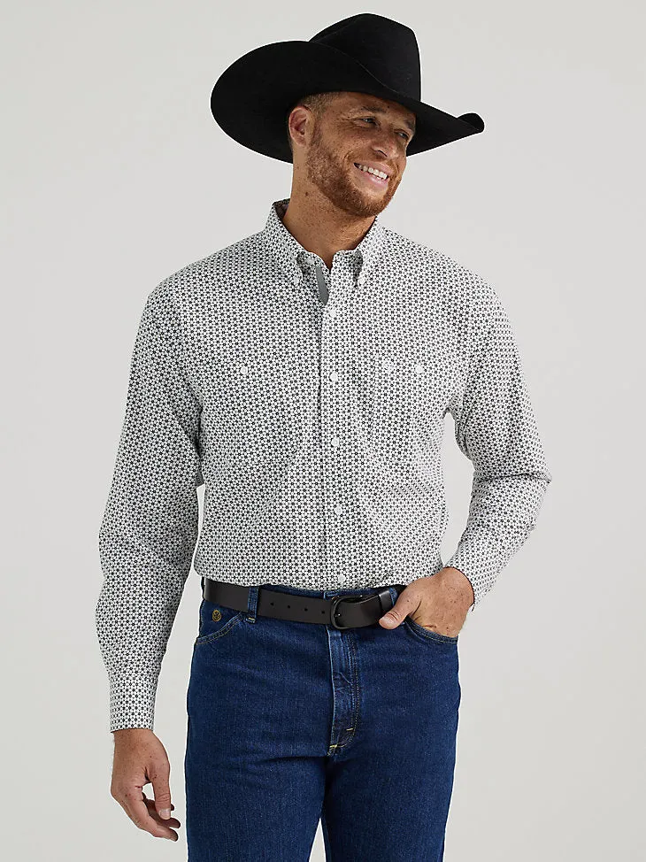 Men's Wrangler GEORGE STRAIT LONG SLEEVE BUTTON DOWN SHIRT