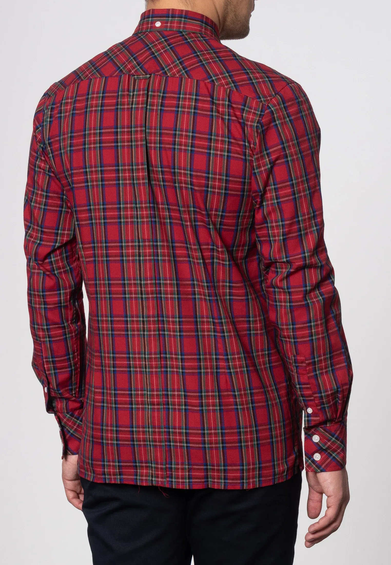 Red Check Shirt Neddy by Merc London