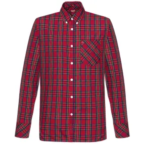 Red Check Shirt Neddy by Merc London