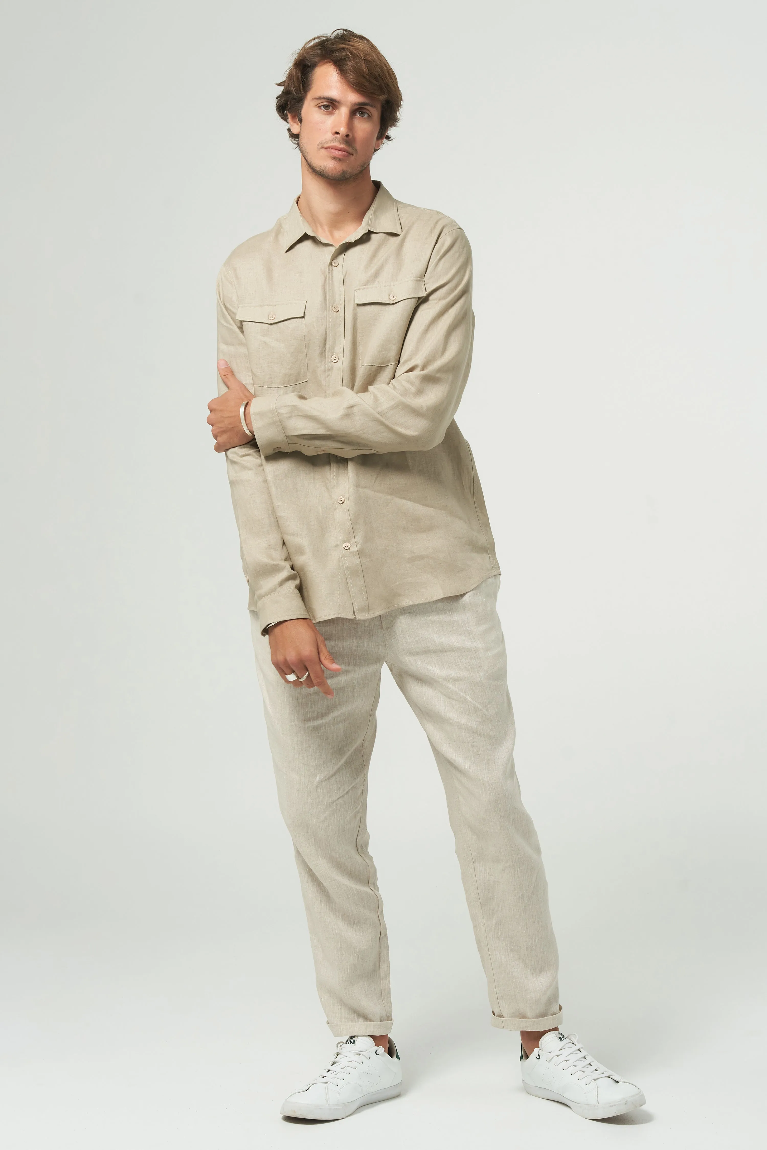 MONTOYA POCKET SHIRT - OATMEAL