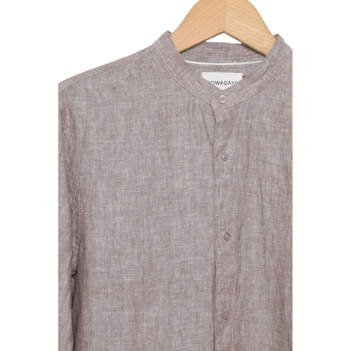 Nowadays Linen Shirt brown lentil