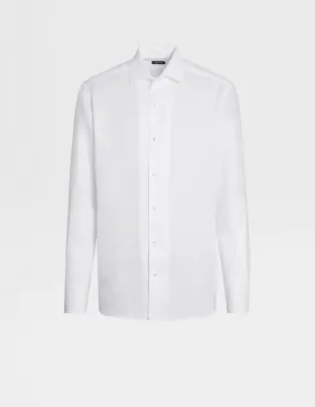 Oasi Linen Sportshirt | White