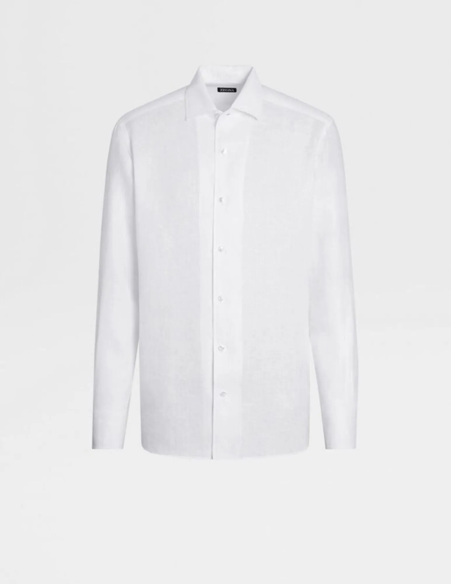 Oasi Linen Sportshirt | White