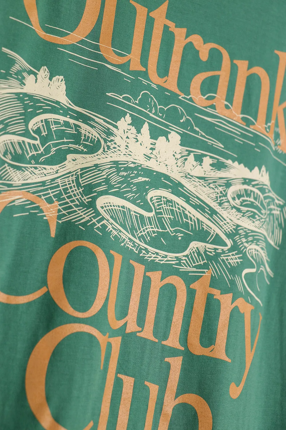 Outrank Country Golf Club - Jade T-Shirt