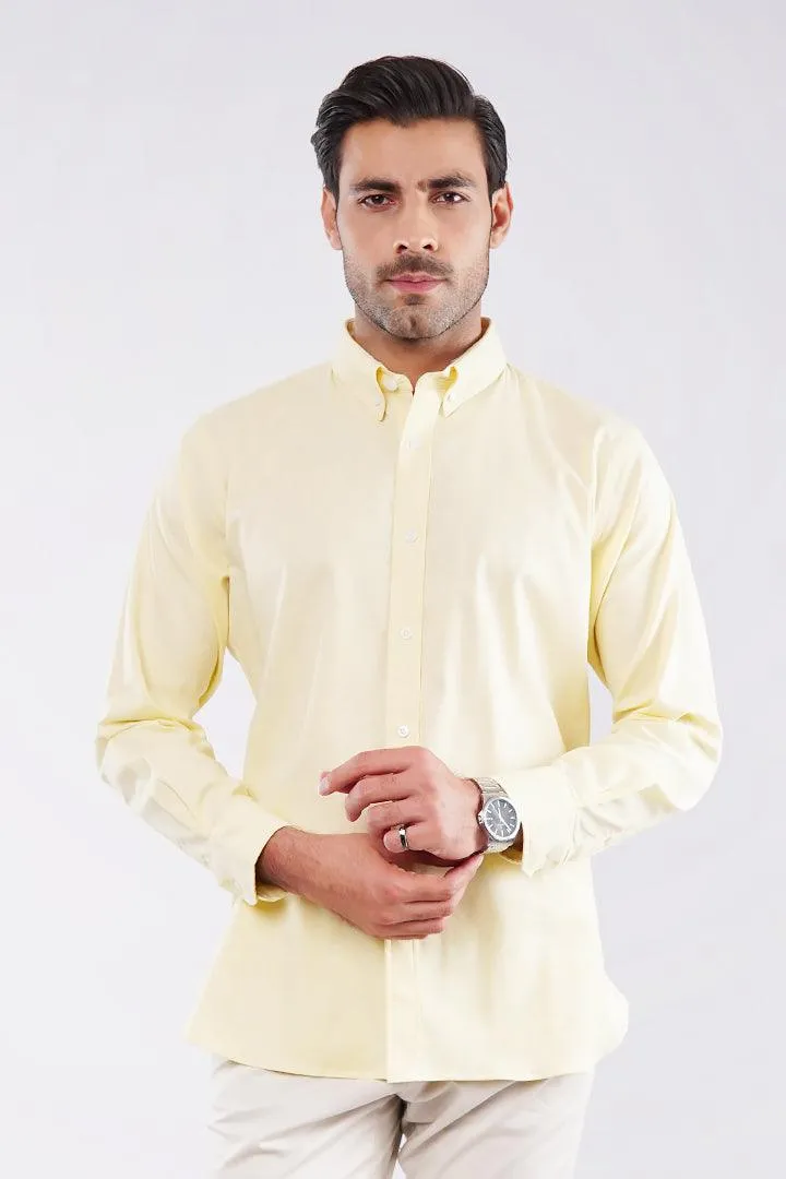 Oxford Shirt - Lemon Yellow