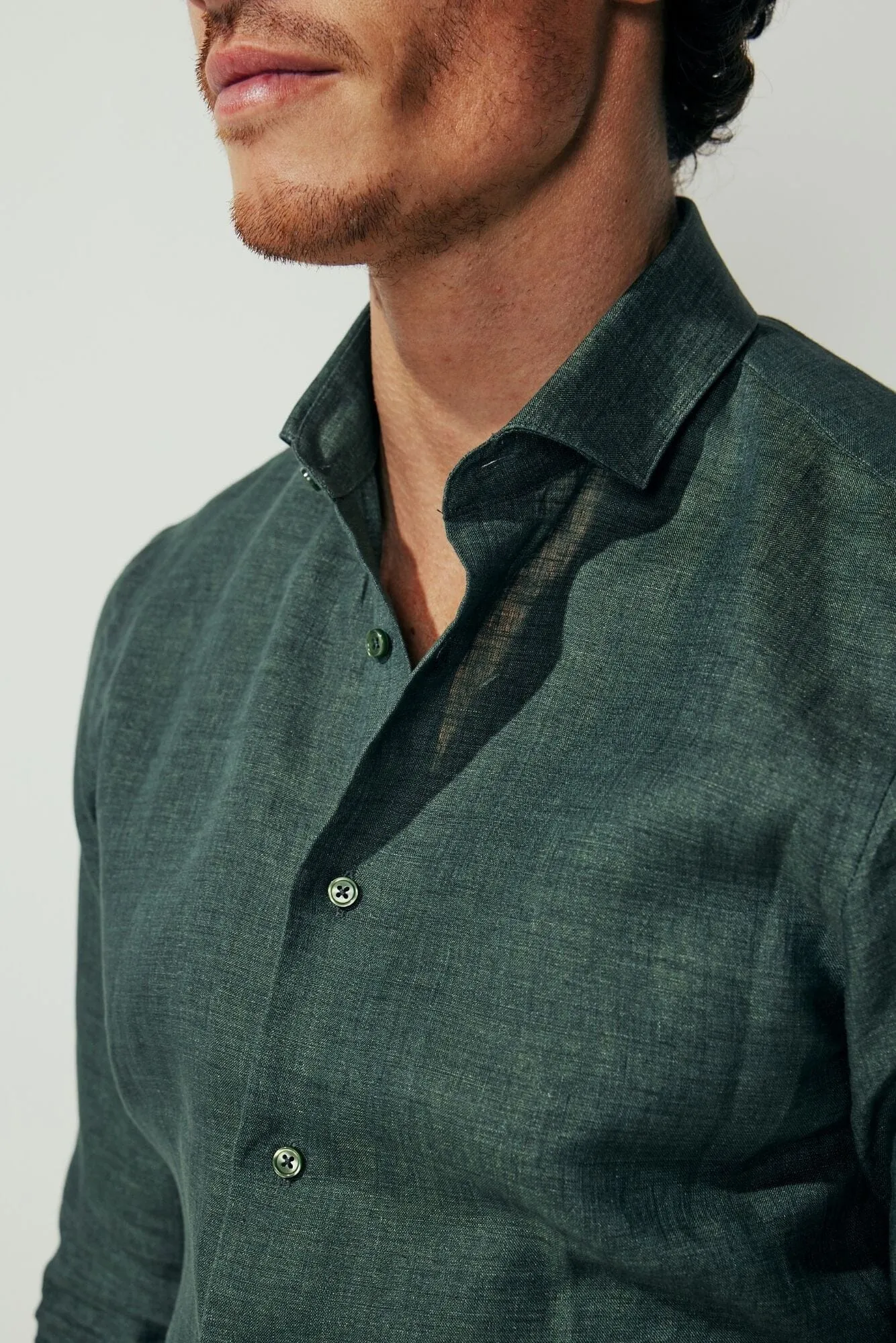 Pilot (SCA) Shirt - Olive Linen