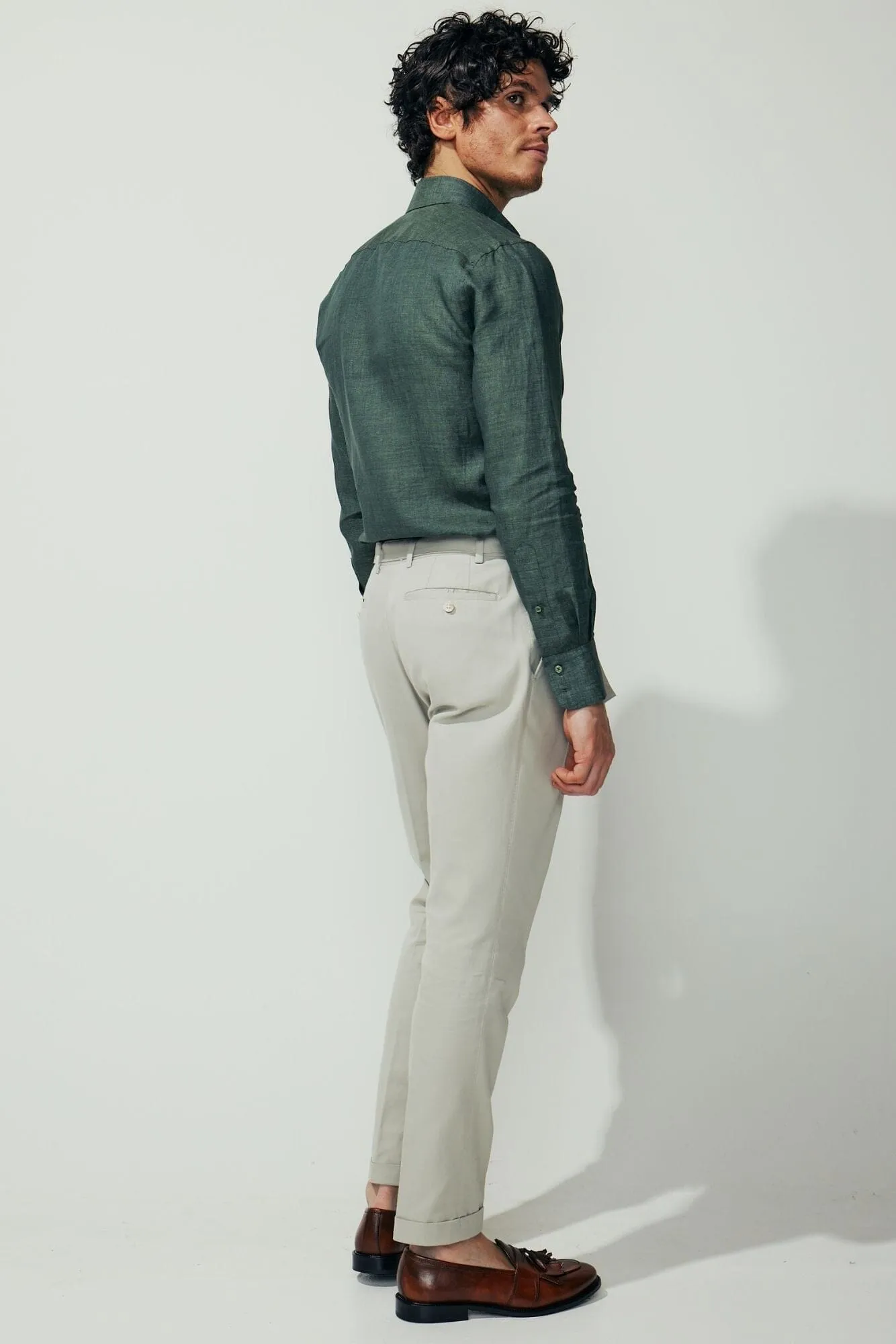 Pilot (SCA) Shirt - Olive Linen