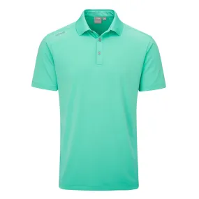 Ping Lindum Golf Polo Shirt - Aquarius