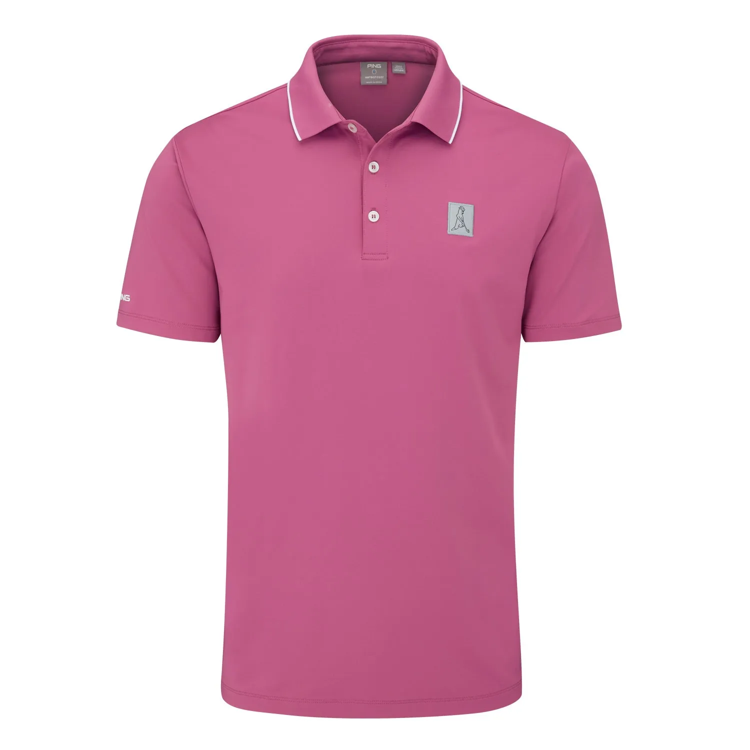 Ping Mr. Ping II Golf Polo Shirt - Beet Red