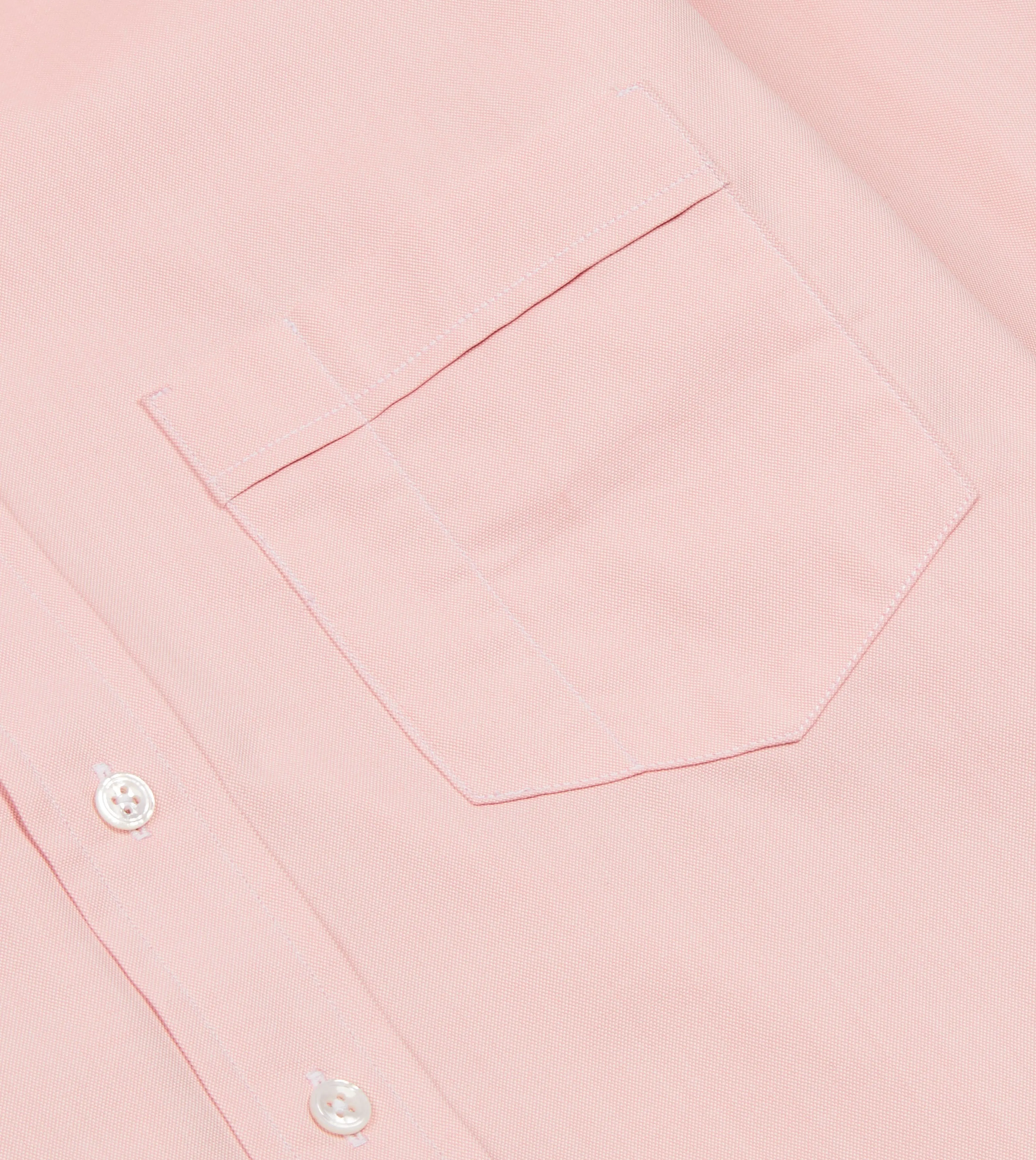 Pink Pinpoint Oxford Cotton Cloth Button-Down Shirt