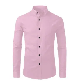 Pressed Rose Men's Casual Dress Shirt