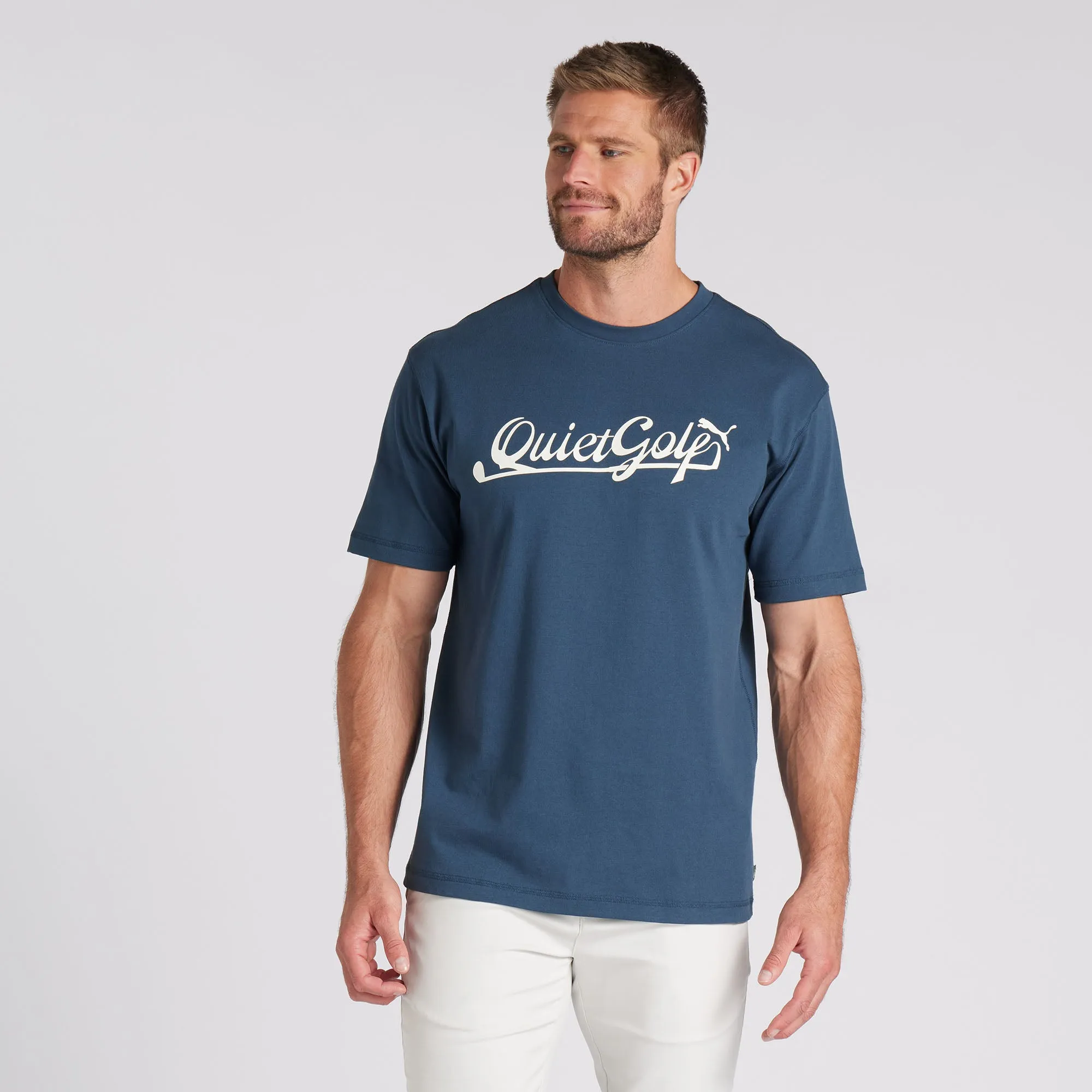 Puma x Quiet Golf Script Graphic Golf T-Shirt