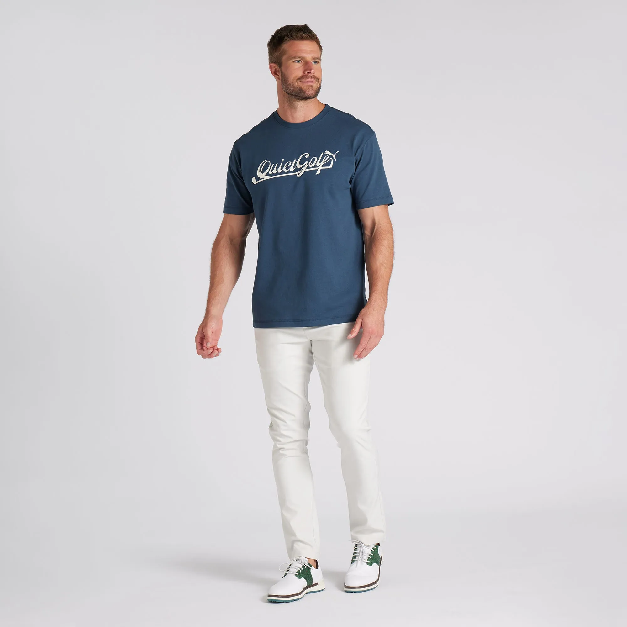 Puma x Quiet Golf Script Graphic Golf T-Shirt