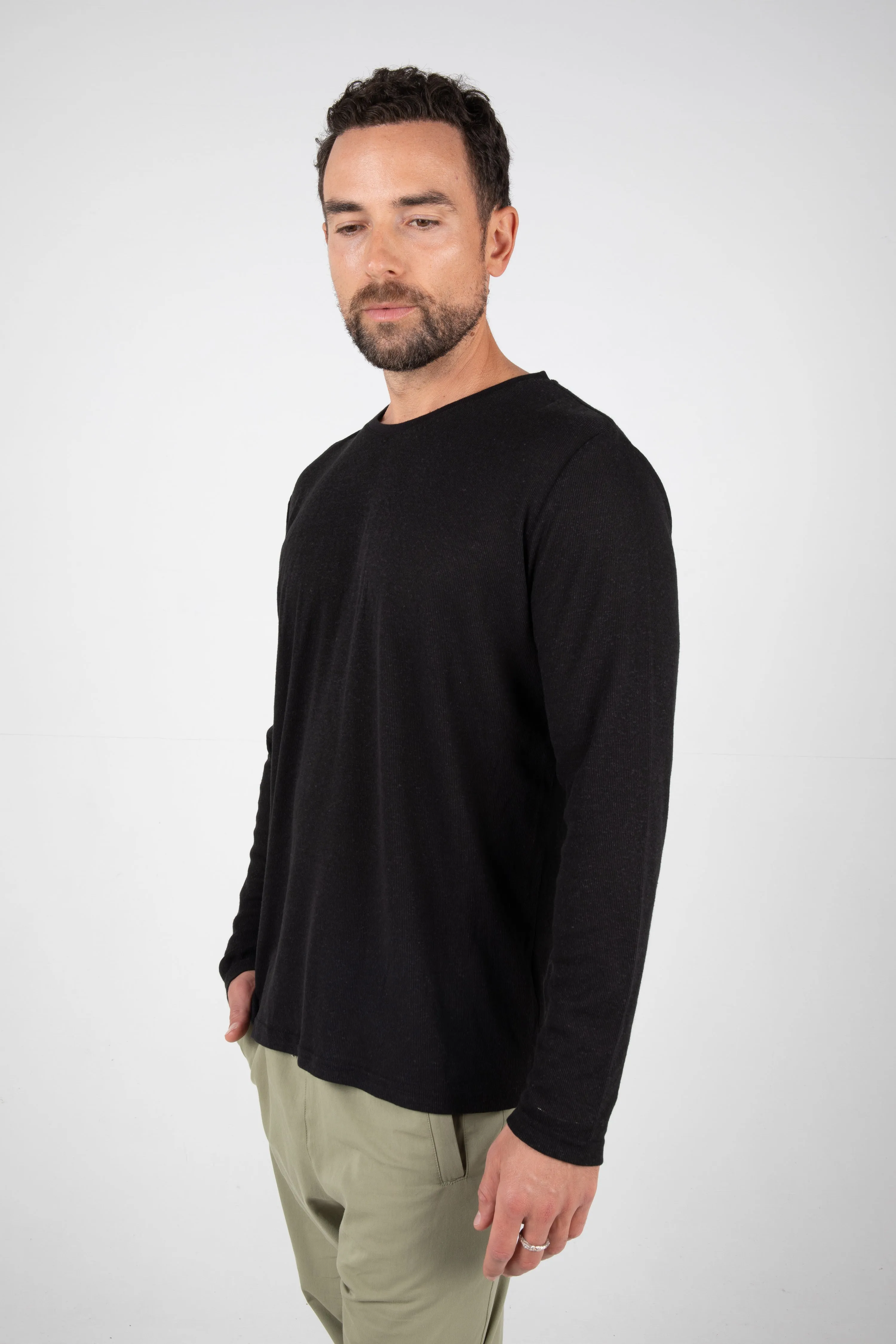 RAES LONG SLEEVE - BLACK