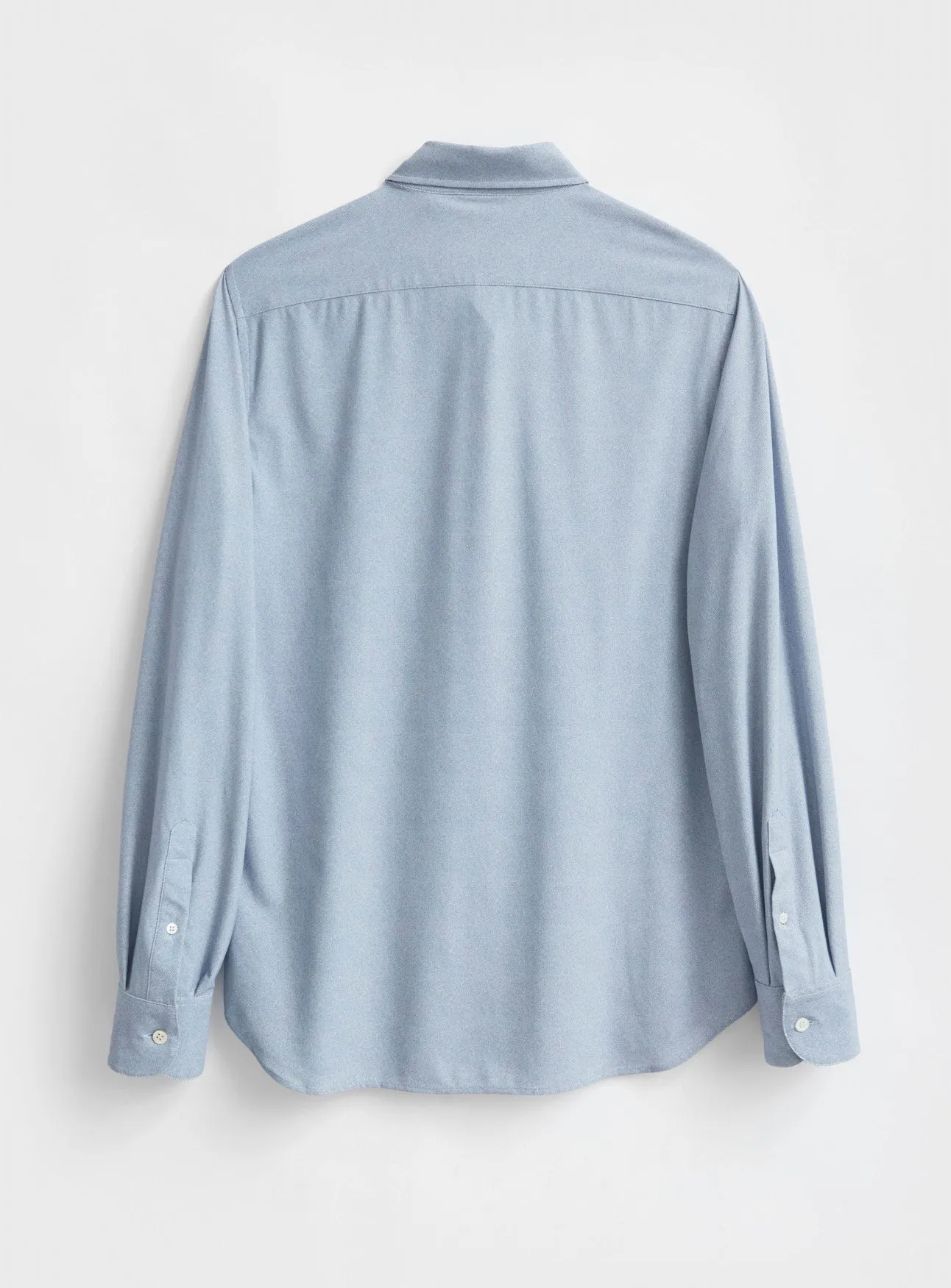 Recycled Italian Sky Twill Print Comfort Shirt