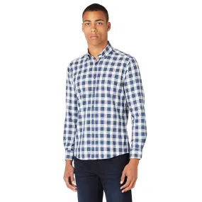 Remus Uomo Check Shirt - Blue