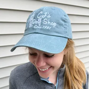 Retro CJ's Golf Shop Cap - Faded Seafoam Green