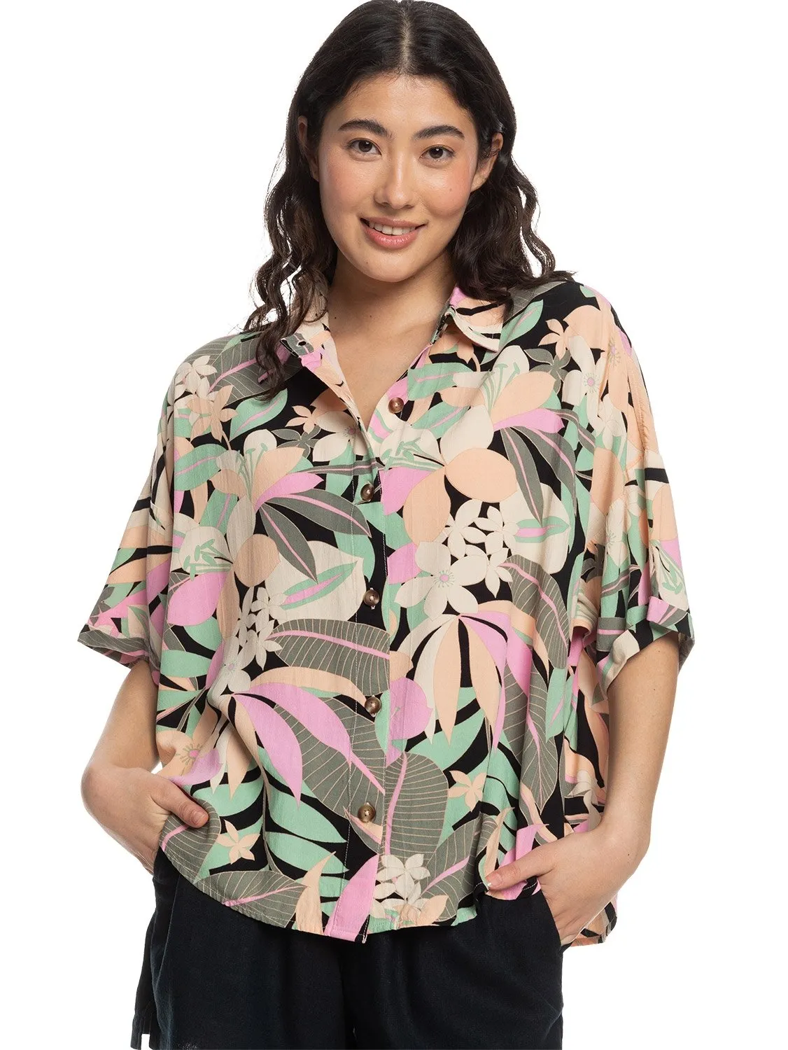 Roxy Ladies Beach Nostalgia Shirt